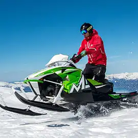 Snowmobiling