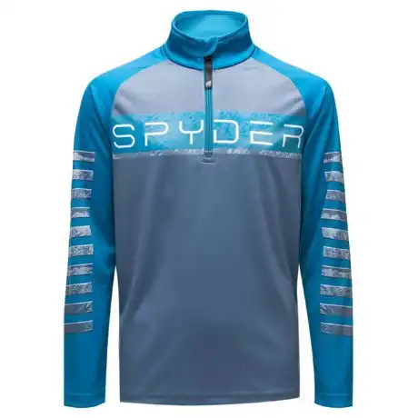 Spyder Boy's Peak Zip T Neck Shirt