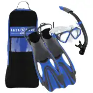Aqua Lung Sport Hawkeye Adult Silicone Snorkel Set